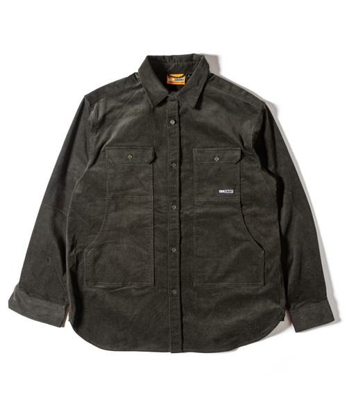 GRIP SWANY(グリップスワニー)の「【GSMSH-072】 CORDUROY STRETCH FIELD SHIRTS(シャツ/ブラウス・メンズ・ブラック/モスグリーン/ベージュ・L/XL/XXL)」の3枚目の写真