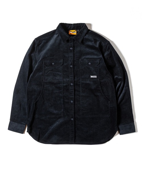 GRIP SWANY(グリップスワニー)の「【GSMSH-072】 CORDUROY STRETCH FIELD SHIRTS(シャツ/ブラウス・メンズ・ブラック/モスグリーン/ベージュ・L/XL/XXL)」の2枚目の写真