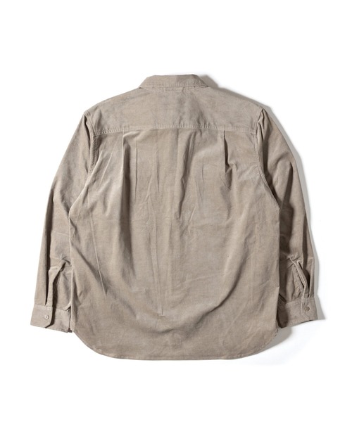 GRIP SWANY(グリップスワニー)の「【GSMSH-072】 CORDUROY STRETCH FIELD SHIRTS(シャツ/ブラウス・メンズ・ブラック/モスグリーン/ベージュ・L/XL/XXL)」の5枚目の写真