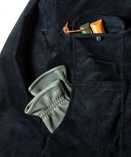 GRIP SWANY(グリップスワニー)の「【GSMSH-072】 CORDUROY STRETCH FIELD SHIRTS(シャツ/ブラウス・メンズ・ブラック/モスグリーン/ベージュ・L/XL/XXL)」の11枚目の写真