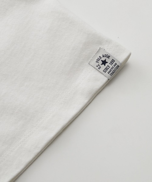 U.S. POLO ASSN.(ユーエスポロアッスン)の「GeeRA別注【U.S. POLO ASSN.】 S~LLサイズ展開 接触冷感ワンポイント刺繍コンパクトシルエットベーシックTシャツ(Tシャツ/カットソー・レディース・ブラック/その他/オフホワイト/ホワイト系その他/ネイビー/ベージュ・SMALL/MEDIUM/LARGE/X-LARGE)」の8枚目の写真