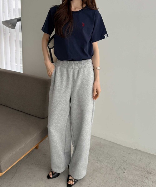 U.S. POLO ASSN.(ユーエスポロアッスン)の「GeeRA別注【U.S. POLO ASSN.】 S~LLサイズ展開 接触冷感ワンポイント刺繍コンパクトシルエットベーシックTシャツ(Tシャツ/カットソー・レディース・ブラック/その他/オフホワイト/ホワイト系その他/ネイビー/ベージュ・SMALL/MEDIUM/LARGE/X-LARGE)」の21枚目の写真
