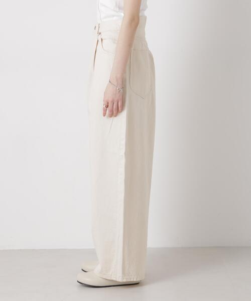 Lee(リー)の「Lee/TUCK RIDERS PANTS(デニムパンツ・レディース・オフホワイト・S/XS)」の8枚目の写真
