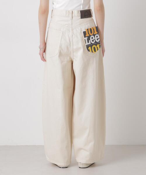 Lee(リー)の「Lee/TUCK RIDERS PANTS(デニムパンツ・レディース・オフホワイト・S/XS)」の9枚目の写真