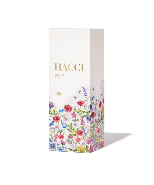 HACCI(ハッチ)の「HACCI(ハッチ)ボディウォッシュ BEE HUG (385mL) 限定ギフトパッケージ(ショッパー付き)(石鹸/ボディソープ・レディース・ゴールド・FREE)」の6枚目の写真
