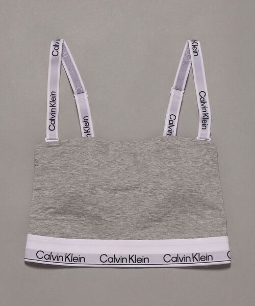 Calvin Klein(カルバン・クライン)の「Icon Cotton Modal ライトリーライン バンドゥブラ(ブラジャー・レディース・ブラック/ヘザーグレー・S/M/L)」の10枚目の写真
