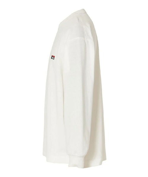 NANGA（ナンガ）の「NANGA ECO HYBRID BOX LOGO EMBROIDERY L/S TEE（Tシャツ/カットソー・メンズ・ブラック/ホワイト・M/L/XL）」の4枚目の写真