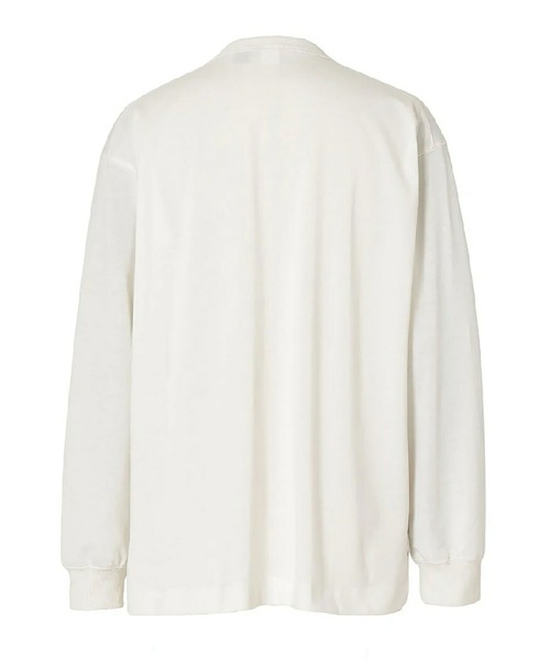 NANGA（ナンガ）の「NANGA ECO HYBRID BOX LOGO EMBROIDERY L/S TEE（Tシャツ/カットソー・メンズ・ブラック/ホワイト・M/L/XL）」の5枚目の写真