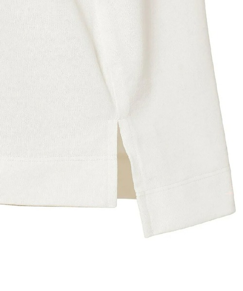 NANGA（ナンガ）の「NANGA ECO HYBRID BOX LOGO EMBROIDERY L/S TEE（Tシャツ/カットソー・メンズ・ブラック/ホワイト・M/L/XL）」の7枚目の写真