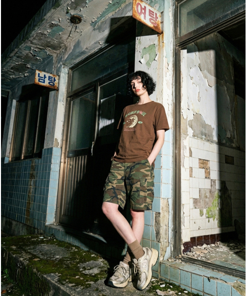 REBRENNER(リブレンナー)の「20番手サーフソウルスタンダード半袖Tシャツグリーン(Tシャツ/カットソー・レディース・グリーン・4XL/SMALL/MEDIUM/LARGE/X-LARGE/2XL/3XL)」の3枚目の写真