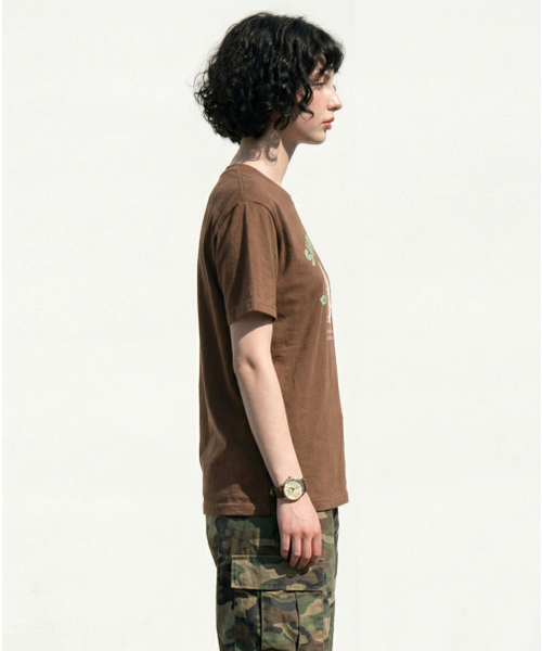 REBRENNER(リブレンナー)の「20番手サーフソウルスタンダード半袖Tシャツグリーン(Tシャツ/カットソー・レディース・グリーン・4XL/SMALL/MEDIUM/LARGE/X-LARGE/2XL/3XL)」の5枚目の写真