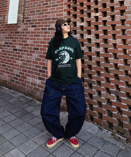 REBRENNER(リブレンナー)の「20番手サーフソウルスタンダード半袖Tシャツグリーン(Tシャツ/カットソー・レディース・グリーン・4XL/SMALL/MEDIUM/LARGE/X-LARGE/2XL/3XL)」の13枚目の写真