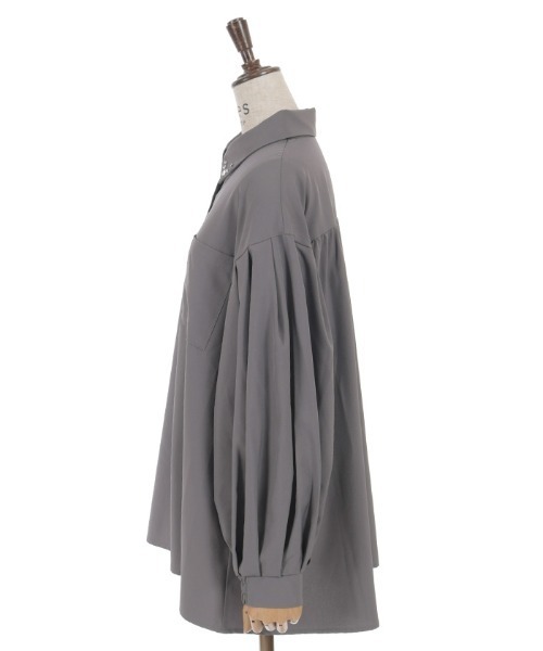 axes femme(アクシーズファム)の「UVカットボリューム袖シャツ(シャツ/ブラウス・レディース・ピンク/ホワイト/チャコール・FREE)」の20枚目の写真