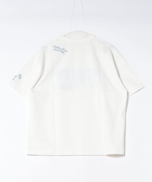 NAVY（ネイビー）の「NAVY ヘビーウェイトルーズTシャツ（Tシャツ/カットソー・レディース・ローズ系/オフホワイト/チャコールグレー・FREE）」の16枚目の写真