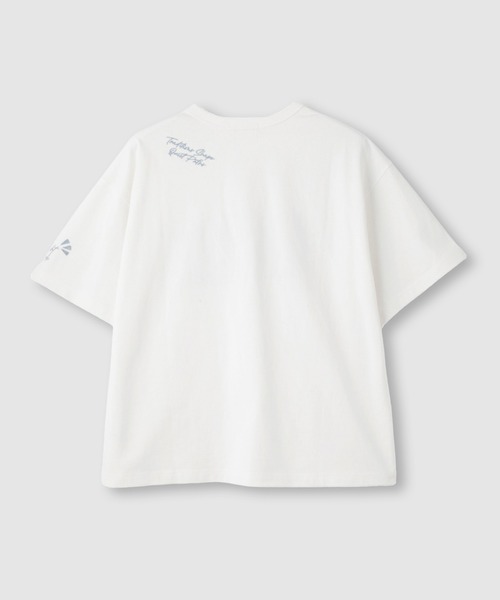 NAVY（ネイビー）の「NAVY ヘビーウェイトルーズTシャツ（Tシャツ/カットソー・レディース・ローズ系/オフホワイト/チャコールグレー・FREE）」の9枚目の写真