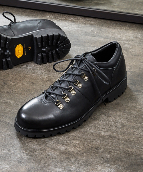 PADRONE パドローネ / TREKKING SHOES (WATER PROOF LEATHER) スコッチ