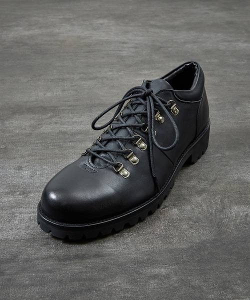 PADRONE(パドローネ)の「PADRONE パドローネ / TREKKING SHOES (WATER PROOF LEATHER) スコッチガードウォータープルーフレザートレッキングシューズ / PU8054-2101(ブーツ・メンズ・ダークブラウン/ブラック・42/41/40)」の4枚目の写真