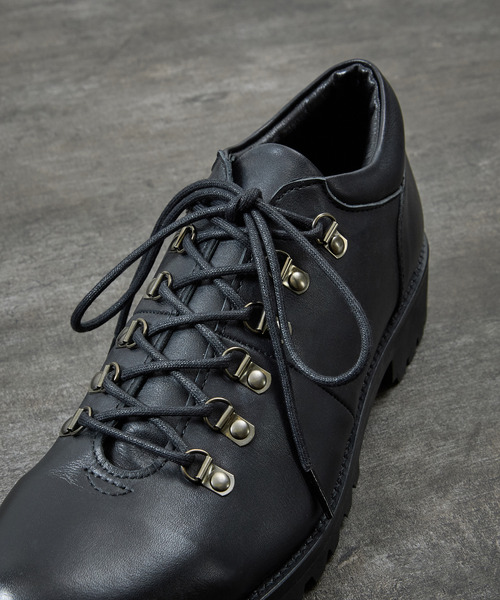 PADRONE(パドローネ)の「PADRONE パドローネ / TREKKING SHOES (WATER PROOF LEATHER) スコッチガードウォータープルーフレザートレッキングシューズ / PU8054-2101(ブーツ・メンズ・ダークブラウン/ブラック・42/41/40)」の6枚目の写真
