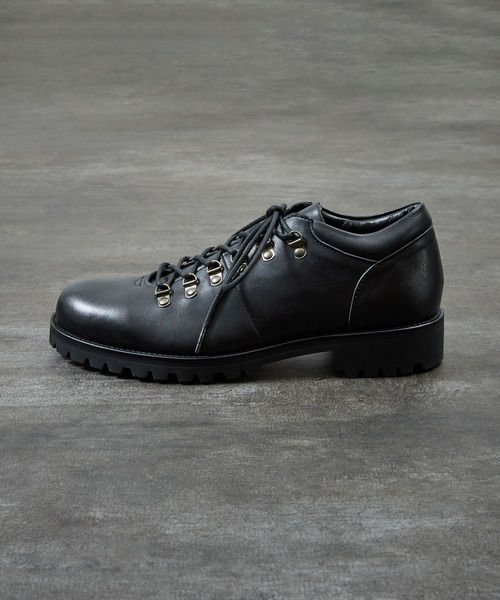PADRONE(パドローネ)の「PADRONE パドローネ / TREKKING SHOES (WATER PROOF LEATHER) スコッチガードウォータープルーフレザートレッキングシューズ / PU8054-2101(ブーツ・メンズ・ダークブラウン/ブラック・42/41/40)」の7枚目の写真