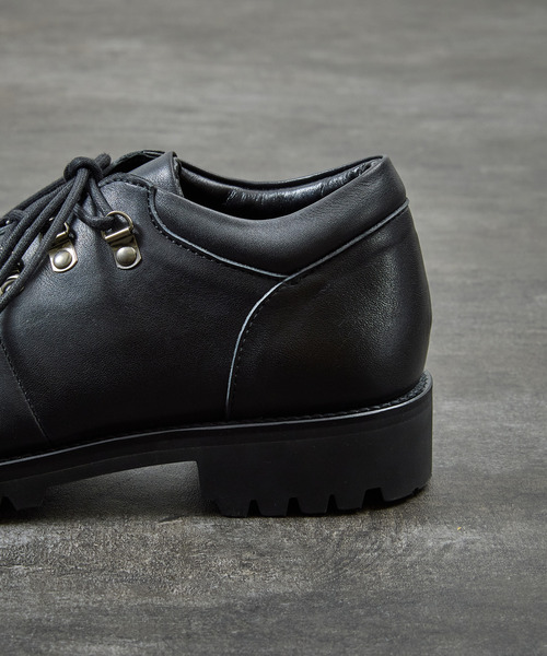 PADRONE(パドローネ)の「PADRONE パドローネ / TREKKING SHOES (WATER PROOF LEATHER) スコッチガードウォータープルーフレザートレッキングシューズ / PU8054-2101(ブーツ・メンズ・ダークブラウン/ブラック・42/41/40)」の8枚目の写真