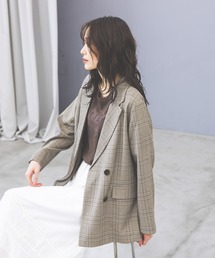 GLOBAL WORK | お手入れラクラクセットアップ/ダブルジャケット/601280(テーラードジャケット)