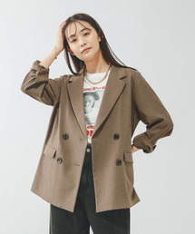 GLOBAL WORK（グローバルワーク）の「お手入れラクラクセットアップ ダブルジャケット 601280（テーラードジャケット）」