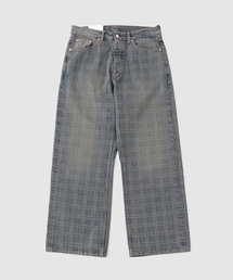 HOPE | HOPE / ホープ CRISS JEANS DUSTY BLUE CHECK(デニムパンツ)