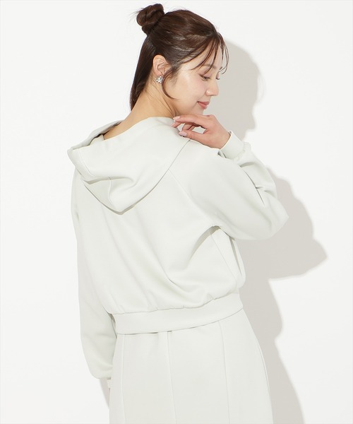 WILLSELECTION(ウィルセレクション)の「【SWEAT series】リボンスウェットフーディー(パーカー・レディース・オフホワイト/サックスブルー/ブラック/ミント・FREE)」の11枚目の写真