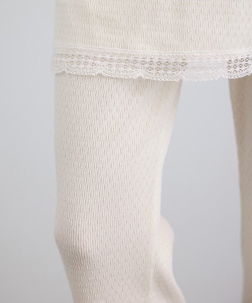 SALON adam et rope'（サロン アダム エ ロペ）の「【Angie La La for SALON】GENTLE intimate レギンススカート（その他パンツ・レディース・ホワイト/チャコールグレー・FREE）」の16枚目の写真