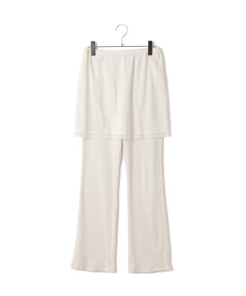 SALON adam et rope'（サロン アダム エ ロペ）の「【Angie La La for SALON】GENTLE intimate レギンススカート（その他パンツ・レディース・ホワイト/チャコールグレー・FREE）」の17枚目の写真