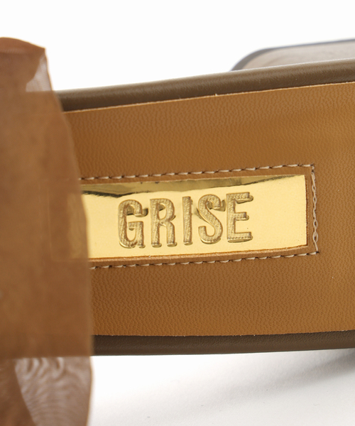GRISE（グリーズ）の「《追加》GRISE4cmスクエアシアーミュールサンダル（サンダル・レディース・ベージュ/ライトグレー/ブラウン・X-LARGE/LARGE/MEDIUM/SMALL）」の17枚目の写真
