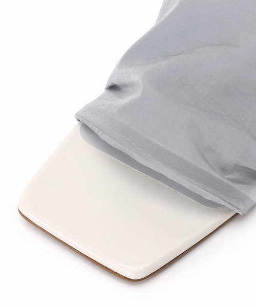 GRISE（グリーズ）の「《追加》GRISE4cmスクエアシアーミュールサンダル（サンダル・レディース・ベージュ/ライトグレー/ブラウン・X-LARGE/LARGE/MEDIUM/SMALL）」の18枚目の写真