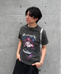ADAMASTE | Vintage Make Short Band T-shirt - ヴィンテージメイクバンドTシャツ/ロックTシャツ【短丈】(Tシャツ/カットソー)