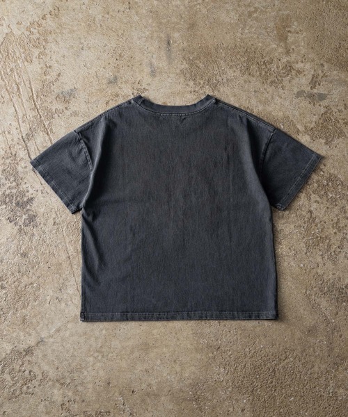 ADAMASTE(アダマスト)の「Vintage Make Short Band T-shirt - ヴィンテージメイクバンドTシャツ/ロックTシャツ【短丈】(Tシャツ/カットソー・メンズ・ブラック系その他/ブラック系その他2/ブラック系その他3/ブラック系その他4・SMALL/MEDIUM/LARGE)」の22枚目の写真