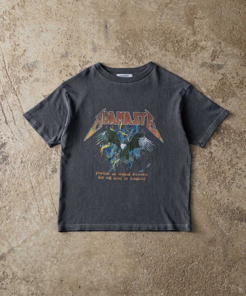 ADAMASTE(アダマスト)の「Vintage Make Short Band T-shirt - ヴィンテージメイクバンドTシャツ/ロックTシャツ【短丈】(Tシャツ/カットソー・メンズ・ブラック系その他/ブラック系その他2/ブラック系その他3/ブラック系その他4・SMALL/MEDIUM/LARGE)」の18枚目の写真
