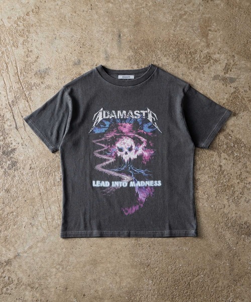 ADAMASTE(アダマスト)の「Vintage Make Short Band T-shirt - ヴィンテージメイクバンドTシャツ/ロックTシャツ【短丈】(Tシャツ/カットソー・メンズ・ブラック系その他/ブラック系その他2/ブラック系その他3/ブラック系その他4・SMALL/MEDIUM/LARGE)」の21枚目の写真
