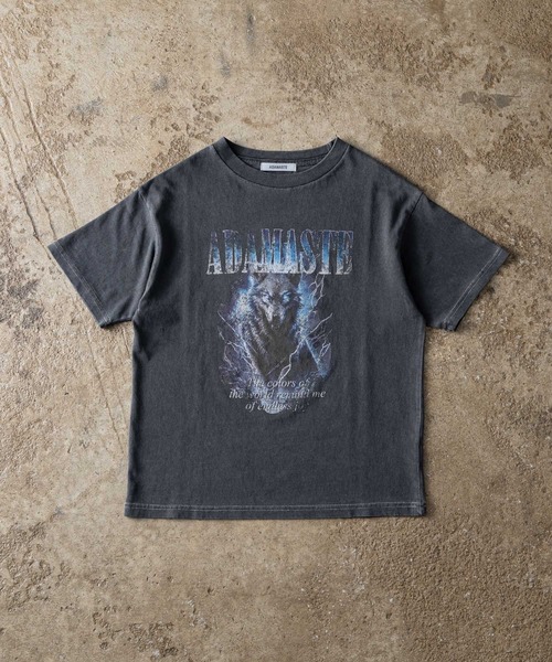 ADAMASTE(アダマスト)の「Vintage Make Short Band T-shirt - ヴィンテージメイクバンドTシャツ/ロックTシャツ【短丈】(Tシャツ/カットソー・メンズ・ブラック系その他/ブラック系その他2/ブラック系その他3/ブラック系その他4・SMALL/MEDIUM/LARGE)」の19枚目の写真