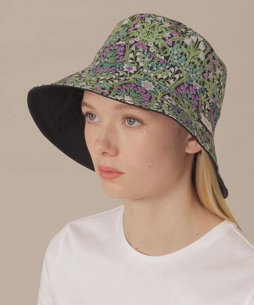 MACKINTOSH LONDON（マッキントッシュ ロンドン）の「【婦人画報4月号掲載】ボタニカルウォールリバーシブルハット（ハット・レディース・ネイビー/ベージュ・FREE）」の14枚目の写真