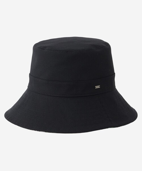 MACKINTOSH LONDON（マッキントッシュ ロンドン）の「【婦人画報4月号掲載】ボタニカルウォールリバーシブルハット（ハット・レディース・ネイビー/ベージュ・FREE）」の3枚目の写真