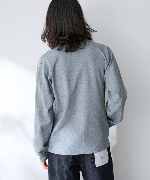 B.C STOCK(ベーセーストック)の「ライトポンチラグランロンT(Tシャツ/カットソー・メンズ・グレー/ホワイト/ネイビー/ブルー系その他・MEDIUM/LARGE)」の8枚目の写真