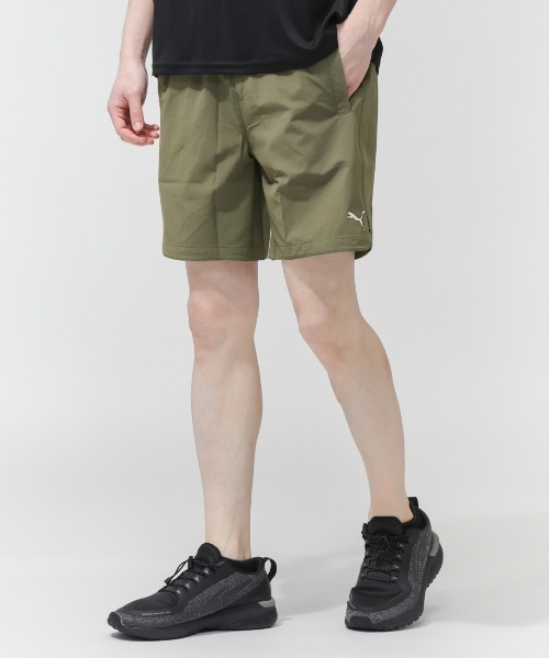 PUMA(プーマ)の「プーマ PUMA PUMA FLEX ウーブン ショート PT(その他パンツ・メンズ・ブラック/オリーブ・S/3L/LL/L/M)」の2枚目の写真