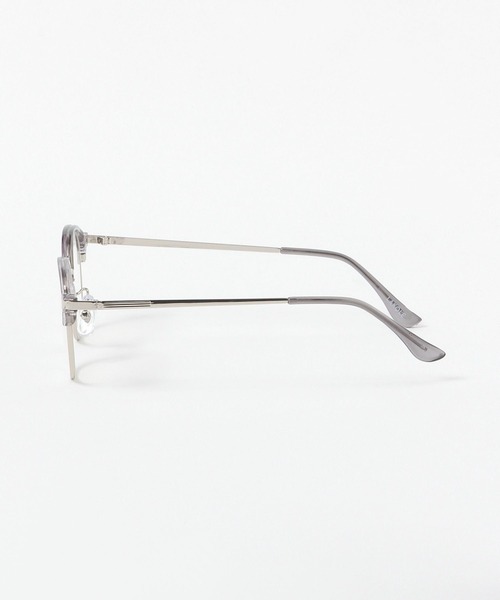 LAKOLE（ラコレ）の「ハーフリムボストンサングラス / 641564（サングラス・メンズ・グレー/その他4・FREE）」の5枚目の写真