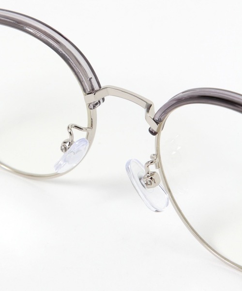 LAKOLE（ラコレ）の「ハーフリムボストンサングラス / 641564（サングラス・メンズ・グレー/その他4・FREE）」の10枚目の写真