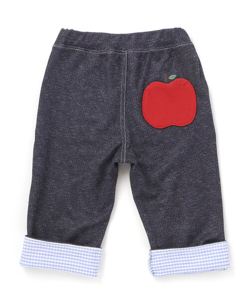 SLAP SLIP(スラップスリップ)の「裾折り返しチェック柄7分丈パンツ(80~130cm)(その他パンツ・キッズ・ブルー/ネイビー・90cm/100cm/80cm/120cm/110cm)」の7枚目の写真