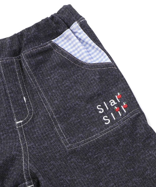 SLAP SLIP(スラップスリップ)の「裾折り返しチェック柄7分丈パンツ(80~130cm)(その他パンツ・キッズ・ブルー/ネイビー・90cm/100cm/80cm/120cm/110cm)」の10枚目の写真