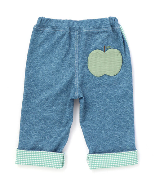 SLAP SLIP(スラップスリップ)の「裾折り返しチェック柄7分丈パンツ(80~130cm)(その他パンツ・キッズ・ブルー/ネイビー・90cm/100cm/80cm/120cm/110cm)」の17枚目の写真