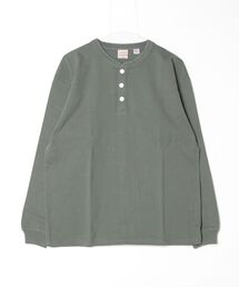 Goodwear（グッドウェア）の「【Goodwear/グッドウェア】7.6オンス USAコットン ヘンリーネックロングスリーブTシャツ（Tシャツ/カットソー）」