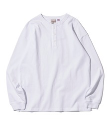 Goodwear（グッドウェア）の「【Goodwear/グッドウェア】7.6オンス USAコットン ヘンリーネックロングスリーブTシャツ（Tシャツ/カットソー）」