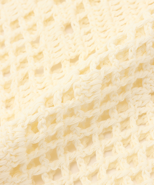 JOURNAL STANDARD（ジャーナルスタンダード）の「クロシェショール（ストール/ショール・レディース・ブラック/ホワイト×ホワイト・FREE）」の7枚目の写真