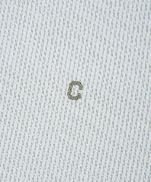 COVERNAT(カバーナット)の「COOLMAX C LOGO OXFORD STRIPED HALF SHIRT(シャツ/ブラウス・メンズ・グリーン/ブルー/グレー・MEDIUM/SMALL/X-SMALL/X-LARGE/LARGE)」の16枚目の写真